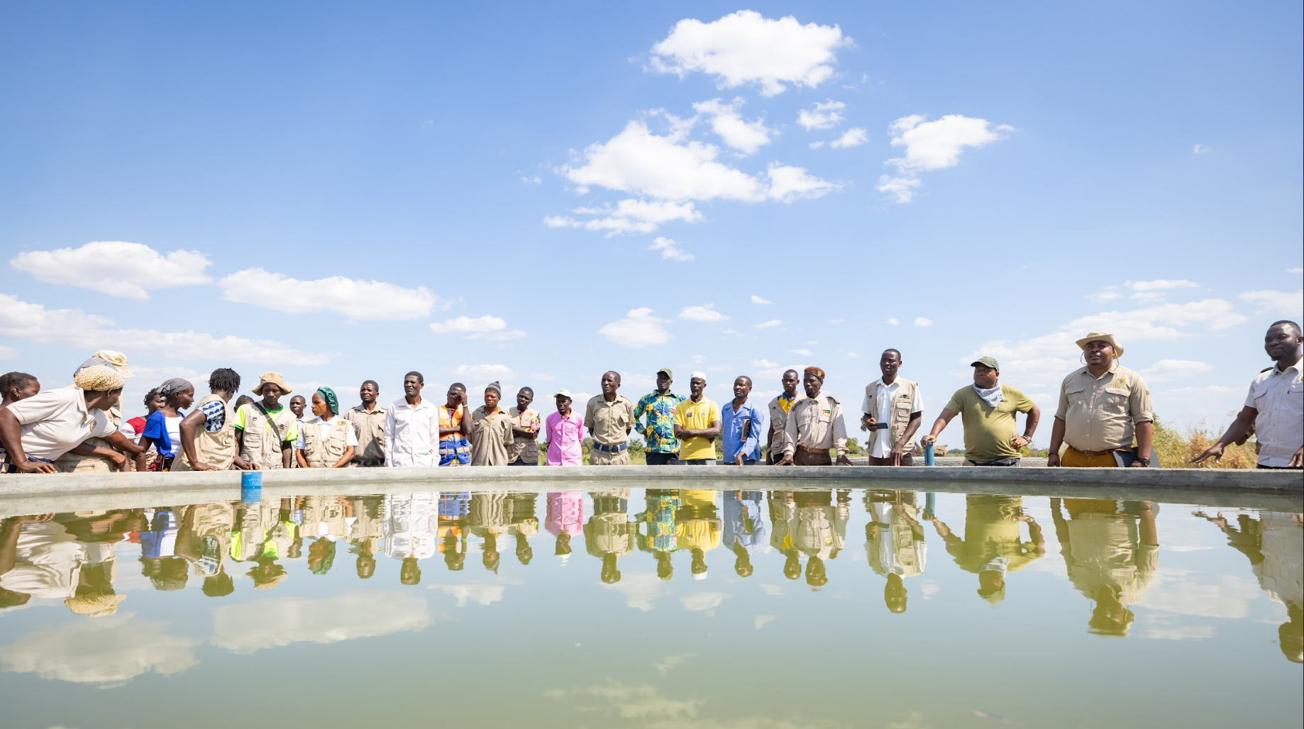 Aquaculture pond in Vinho
